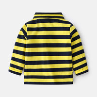 Load image into Gallery viewer, Kid Boy Long Sleeve Stripe Polo Shirts Wholesale 10993177
