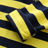 Load image into Gallery viewer, Kid Boy Long Sleeve Stripe Polo Shirts Wholesale 10993177
