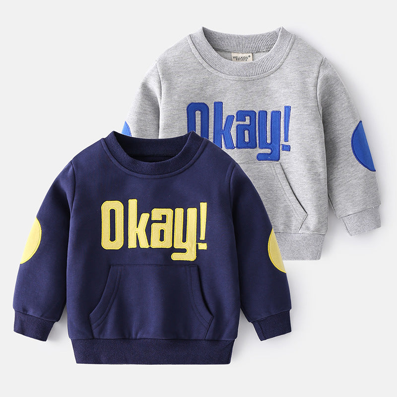 Kid Boy Okay Sweatshirt Wholesale 14163191