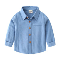 Load image into Gallery viewer, Kid Boy Solid Color Shirt Wholesale 71853323
