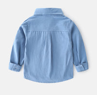 Load image into Gallery viewer, Kid Boy Solid Color Shirt Wholesale 71853323
