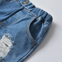 Load image into Gallery viewer, Kid Boy Stylish Ripped Jeans Wholesale 58184983
