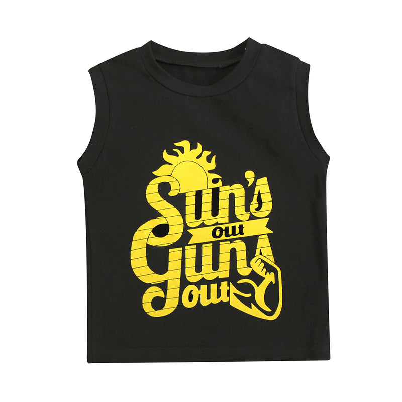 Kid Boy Sun's Out Print Tank Top Wholesale 77062633