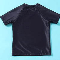 Load image into Gallery viewer, Kid Boy Swimsuit I Just Want to Rawrr Like a Dinosaur Top With Shorts Set Wholesale 04352460
