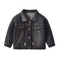 Load image into Gallery viewer, Kid Boy Trendy Denim Hooded Jacket Wholesale 58155069
