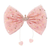 Load image into Gallery viewer, Kid Girl Bow Fringed Mesh Hair Clip Wholesale 07955939
