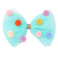Load image into Gallery viewer, Kid Girl Bow Fringed Mesh Hair Clip Wholesale 07955939

