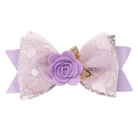 Load image into Gallery viewer, Kid Girl Bow Fringed Mesh Hair Clip Wholesale 07955939
