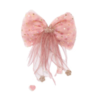Load image into Gallery viewer, Kid Girl Bow Fringed Mesh Hair Clip Wholesale 07955939
