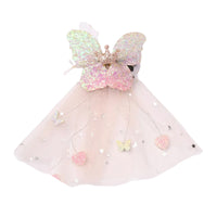 Load image into Gallery viewer, Kid Girl Bow Fringed Mesh Hair Clip Wholesale 07955939
