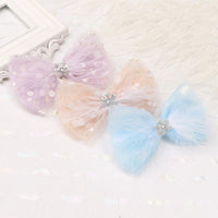 Load image into Gallery viewer, Kid Girl Bow Fringed Mesh Hair Clip Wholesale 07955939
