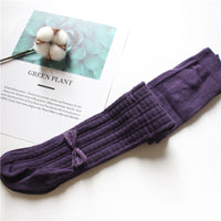 Load image into Gallery viewer, Baby Kid Girls Solid Color Bow Accessories Socks Wholesale 51587646
