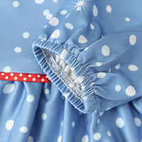 Load image into Gallery viewer, Kid Girl Christamas Printed Peter Pan Collar Dress Wholesale 33143359
