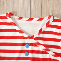 Load image into Gallery viewer, Kid Girl Christamas Stripe Dress Wholesale 15453358
