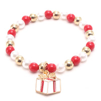 Load image into Gallery viewer, Kid Girl Christmas Beaded Bracelet Wholesale 04653656
