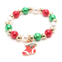 Load image into Gallery viewer, Kid Girl Christmas Beaded Bracelet Wholesale 04653656
