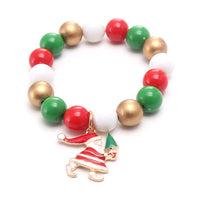 Load image into Gallery viewer, Kid Girl Christmas Beaded Bracelet Wholesale 04653656
