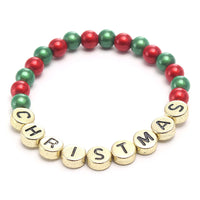 Load image into Gallery viewer, Kid Girl Christmas Beaded Bracelet Wholesale 04653656
