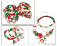 Load image into Gallery viewer, Kid Girl Christmas Beaded Bracelet Wholesale 04653656
