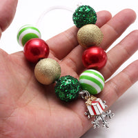 Load image into Gallery viewer, Kid Girl Christmas Beaded Necklace Wholesale 13573687
