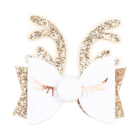 Load image into Gallery viewer, Kid Girl Christmas Sequins Antlers Hair Clip Wholesale 98245868
