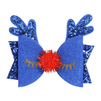 Load image into Gallery viewer, Kid Girl Christmas Sequins Antlers Hair Clip Wholesale 98245868
