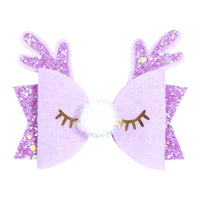 Load image into Gallery viewer, Kid Girl Christmas Sequins Antlers Hair Clip Wholesale 98245868
