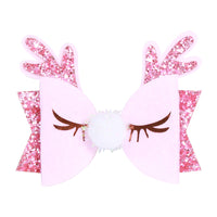 Load image into Gallery viewer, Kid Girl Christmas Sequins Antlers Hair Clip Wholesale 98245868
