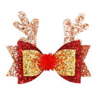 Load image into Gallery viewer, Kid Girl Christmas Sequins Antlers Hair Clip Wholesale 98245868
