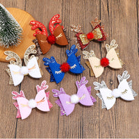 Load image into Gallery viewer, Kid Girl Christmas Sequins Antlers Hair Clip Wholesale 98245868
