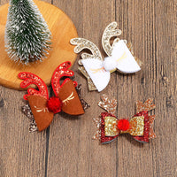 Load image into Gallery viewer, Kid Girl Christmas Sequins Antlers Hair Clip Wholesale 98245868
