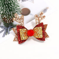 Load image into Gallery viewer, Kid Girl Christmas Sequins Antlers Hair Clip Wholesale 98245868
