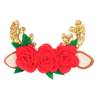 Load image into Gallery viewer, Kid Girl Christmas Sequins Bow Hair Clip Wholesale 45455950
