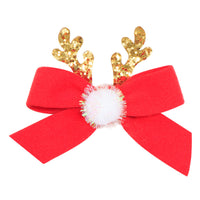 Load image into Gallery viewer, Kid Girl Christmas Sequins Bow Hair Clip Wholesale 45455950
