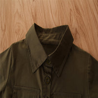 Load image into Gallery viewer, Baby Kid Girls Solid Color Rompers Wholesale 22387472
