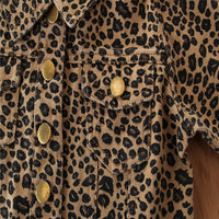 Load image into Gallery viewer, Baby Kid Girls Leopard print Jackets Outwears Wholesale 36867471
