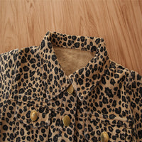 Load image into Gallery viewer, Baby Kid Girls Leopard print Jackets Outwears Wholesale 36867471
