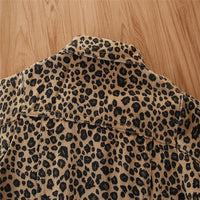 Load image into Gallery viewer, Baby Kid Girls Leopard print Jackets Outwears Wholesale 36867471
