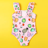 Load image into Gallery viewer, Kid Girl One Piece Swimsuit Various Fruit Print Wholesale 73412411
