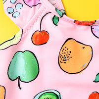 Load image into Gallery viewer, Kid Girl One Piece Swimsuit Various Fruit Print Wholesale 73412411
