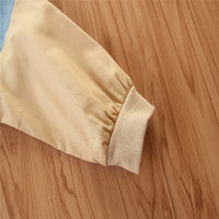 Load image into Gallery viewer, Kid Girl Patchwork Demin Elastic Waist Dress Wholesale 59537043
