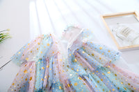 Load image into Gallery viewer, Kid Girl Rainbow Star Tiered Layered Mesh Princess Dress Wholesale 09633100
