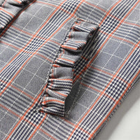 Load image into Gallery viewer, Baby Kid Girls Checked Jackets Outwears Wholesale 89906868
