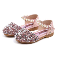 Load image into Gallery viewer, Kid Girl Sequins Beaded Sandals Wholesale 73822542
