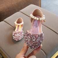 Load image into Gallery viewer, Kid Girl Sequins Beaded Sandals Wholesale 73822542
