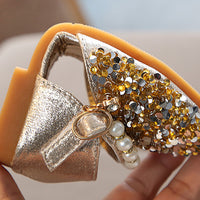 Load image into Gallery viewer, Kid Girl Sequins Beaded Sandals Wholesale 73822542
