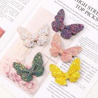 Load image into Gallery viewer, Kid Girl Sequins Butterfly Hair Clip Wholesale 92615977
