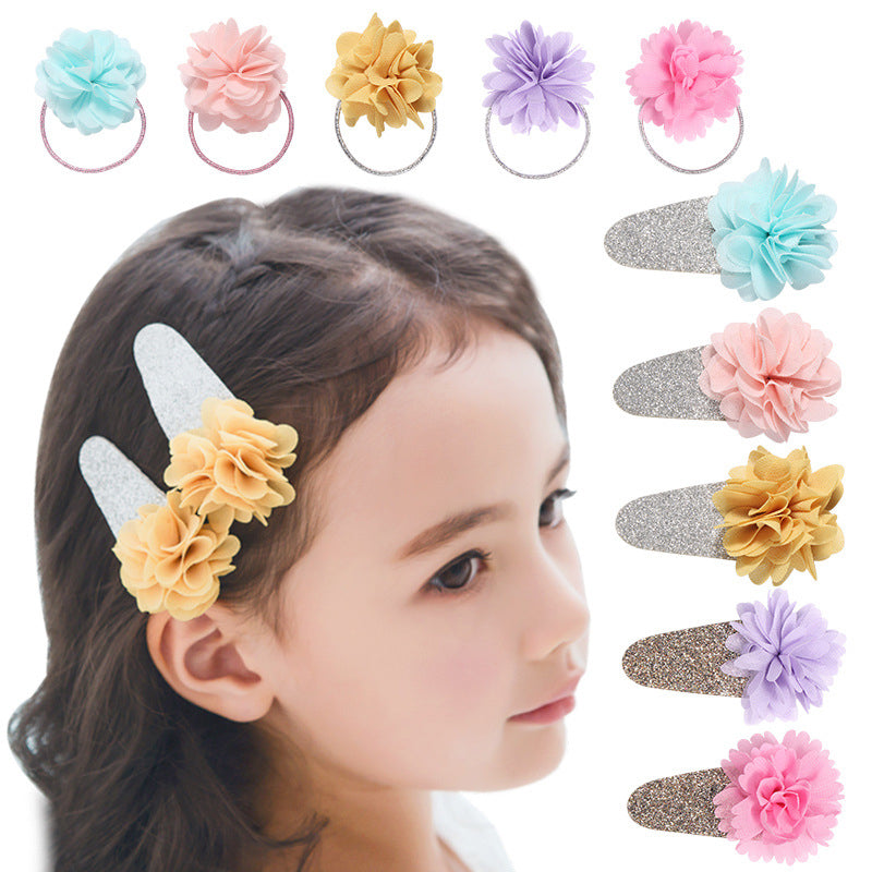 Kid Girl Sequins Flowers Hair Clip Wholesale 46535968