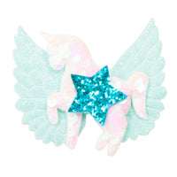 Load image into Gallery viewer, Kid Girl Sequins Unicorn &amp; Star Hair Clip Wholesale 88305951
