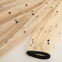 Load image into Gallery viewer, Kid Girl Star Polka Dots Mesh Dress Wholesale 64144493
